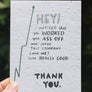 employee appreciation wildflower seed paper card for mental health